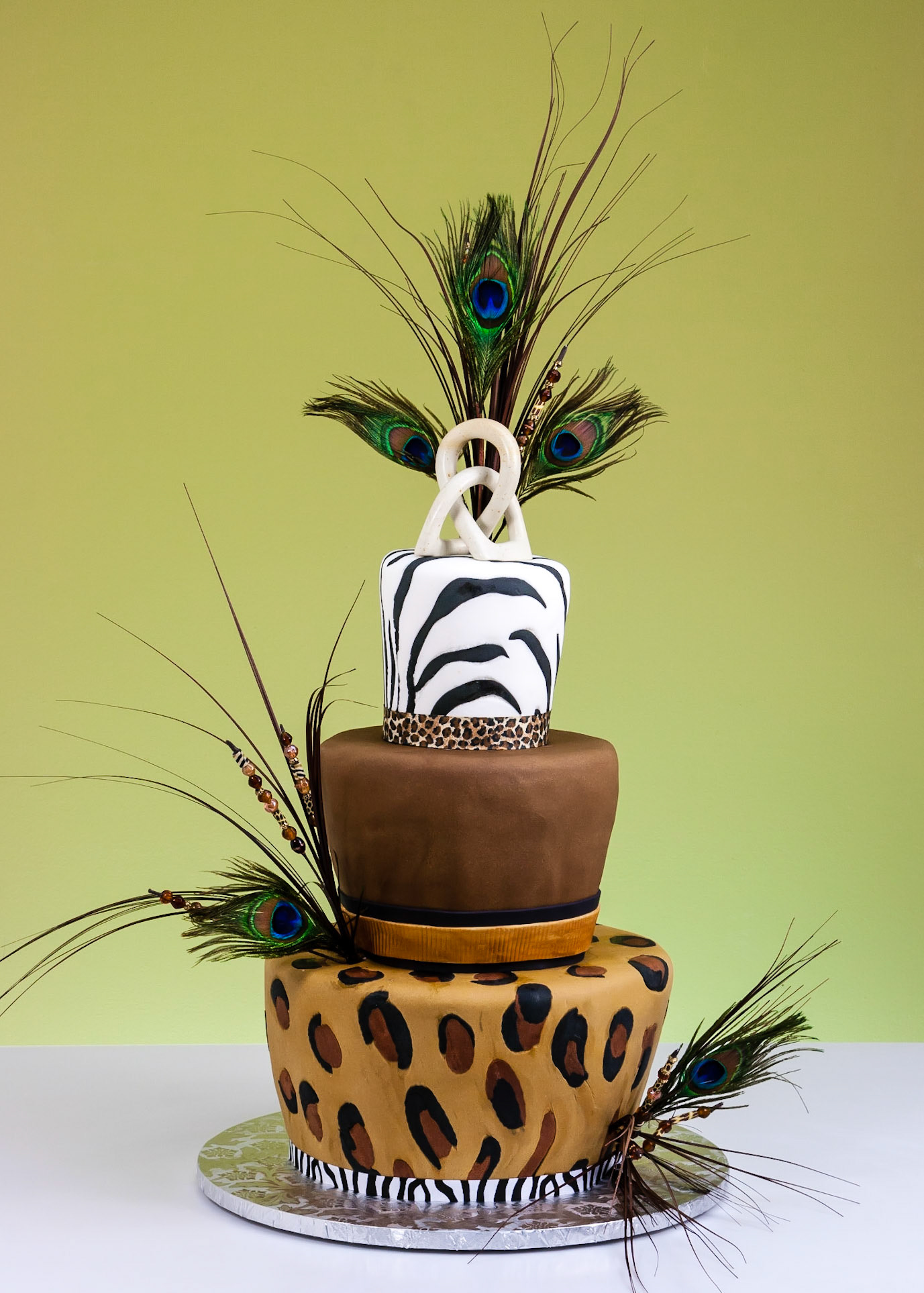 Safari Wedding Wedding Cake