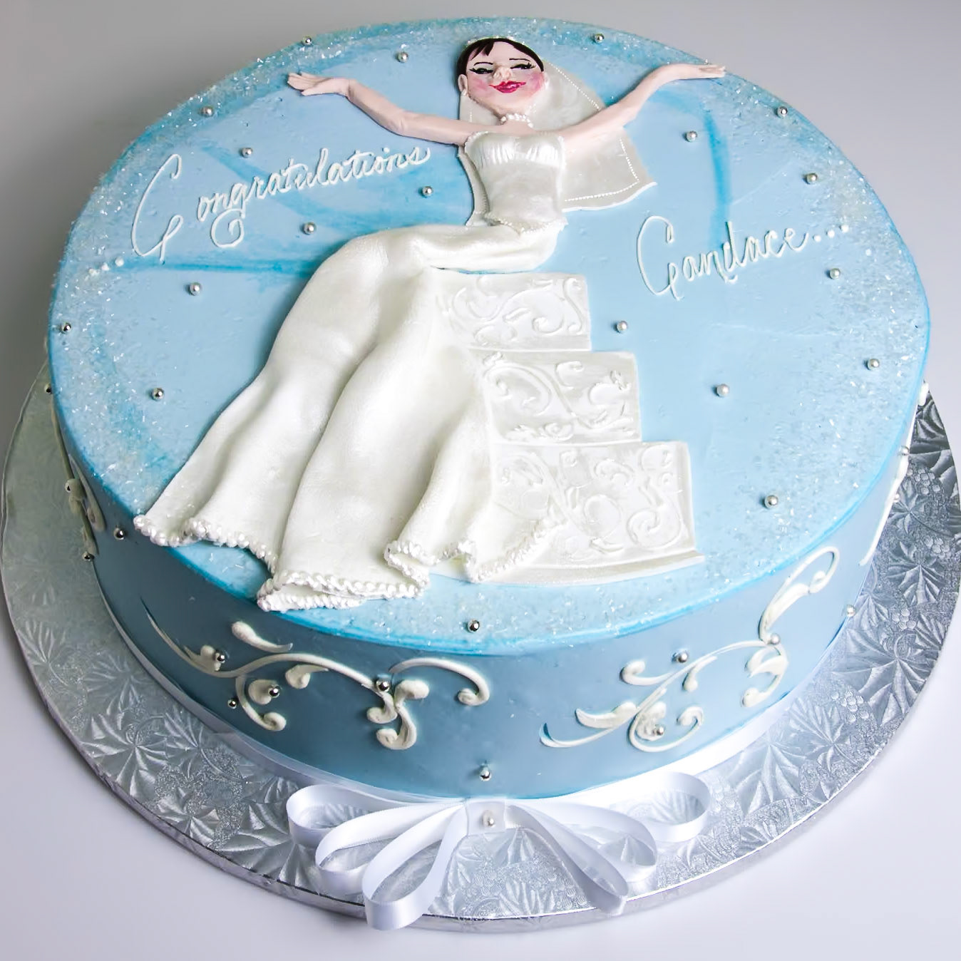 Bride on a Cake