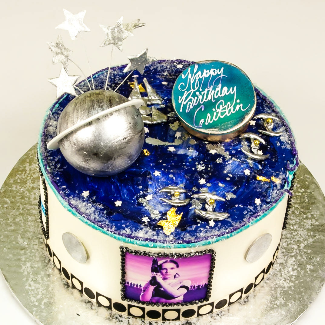 Silver Star Wars Cake