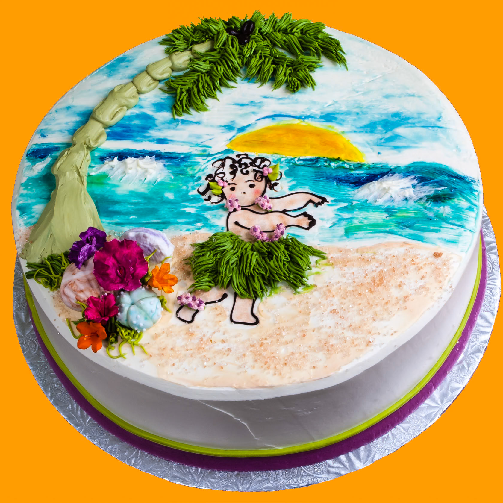 Little Hula Girl Cake
