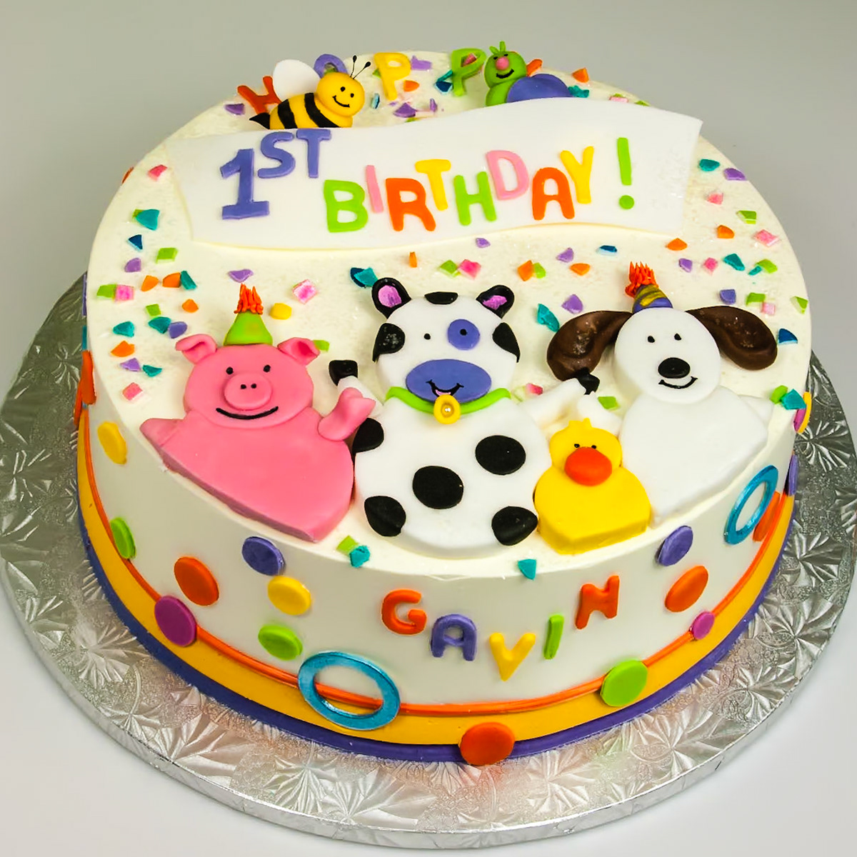 Fun Animals Cake