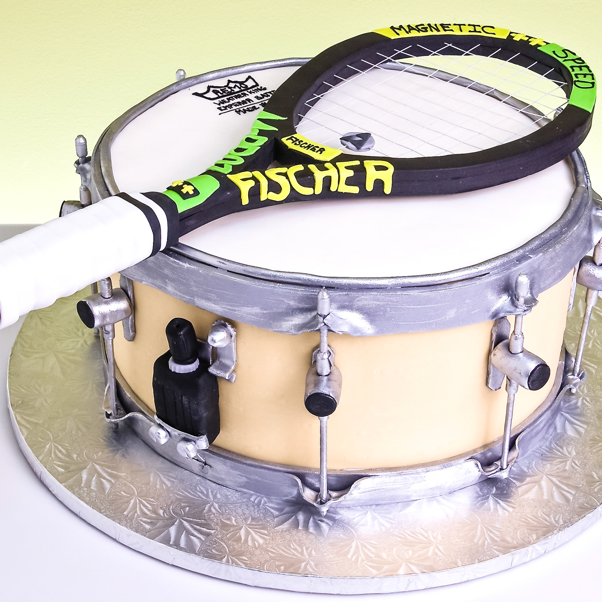 Sonor Drum & Racket Cake