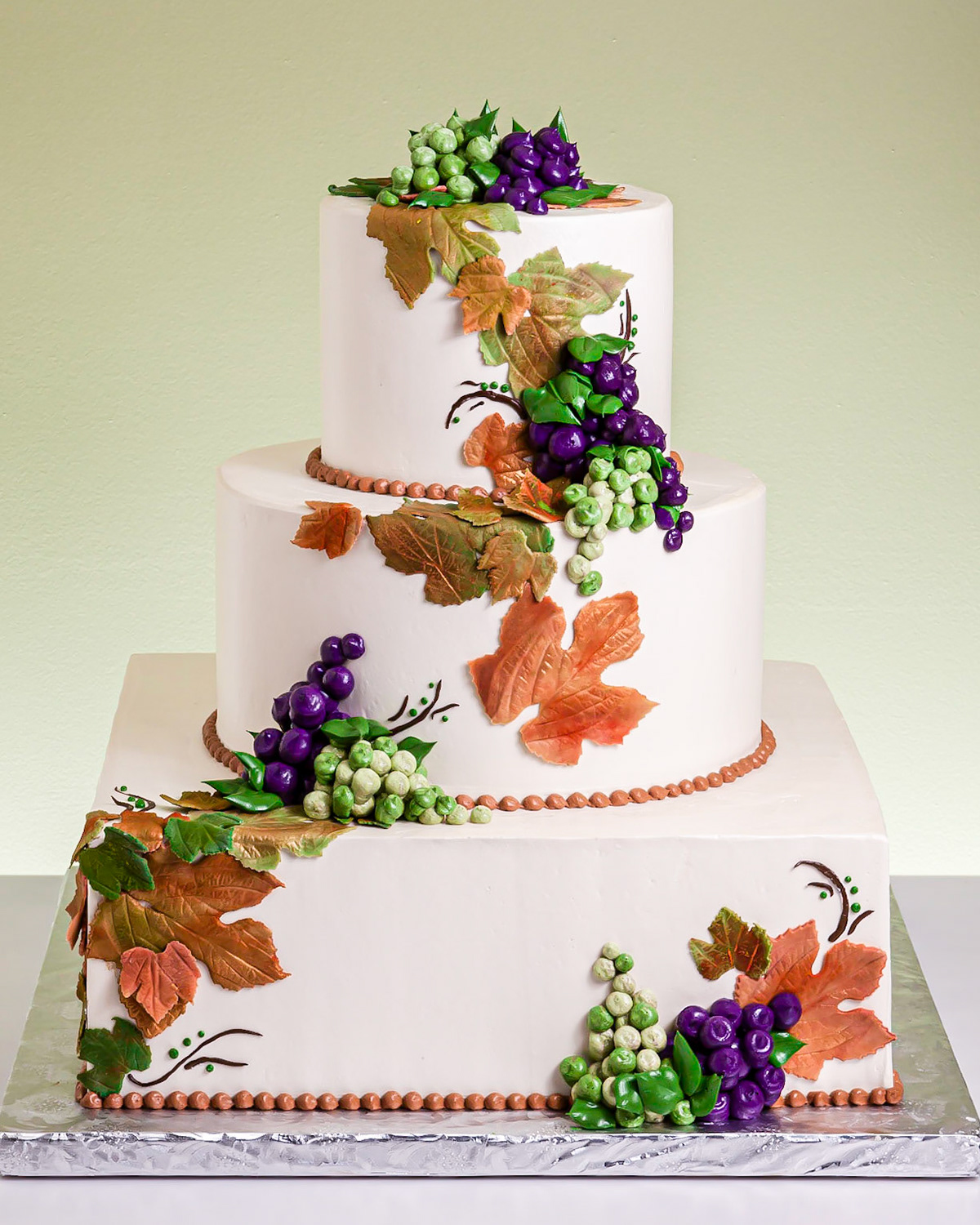 Autumn's Harvest Wedding Cake