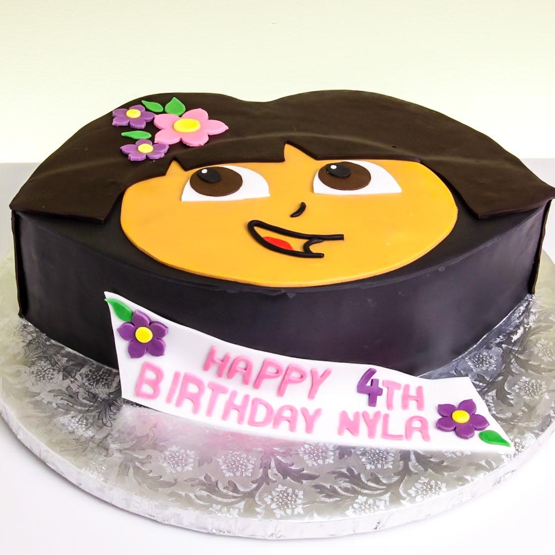 Dora Face Cake