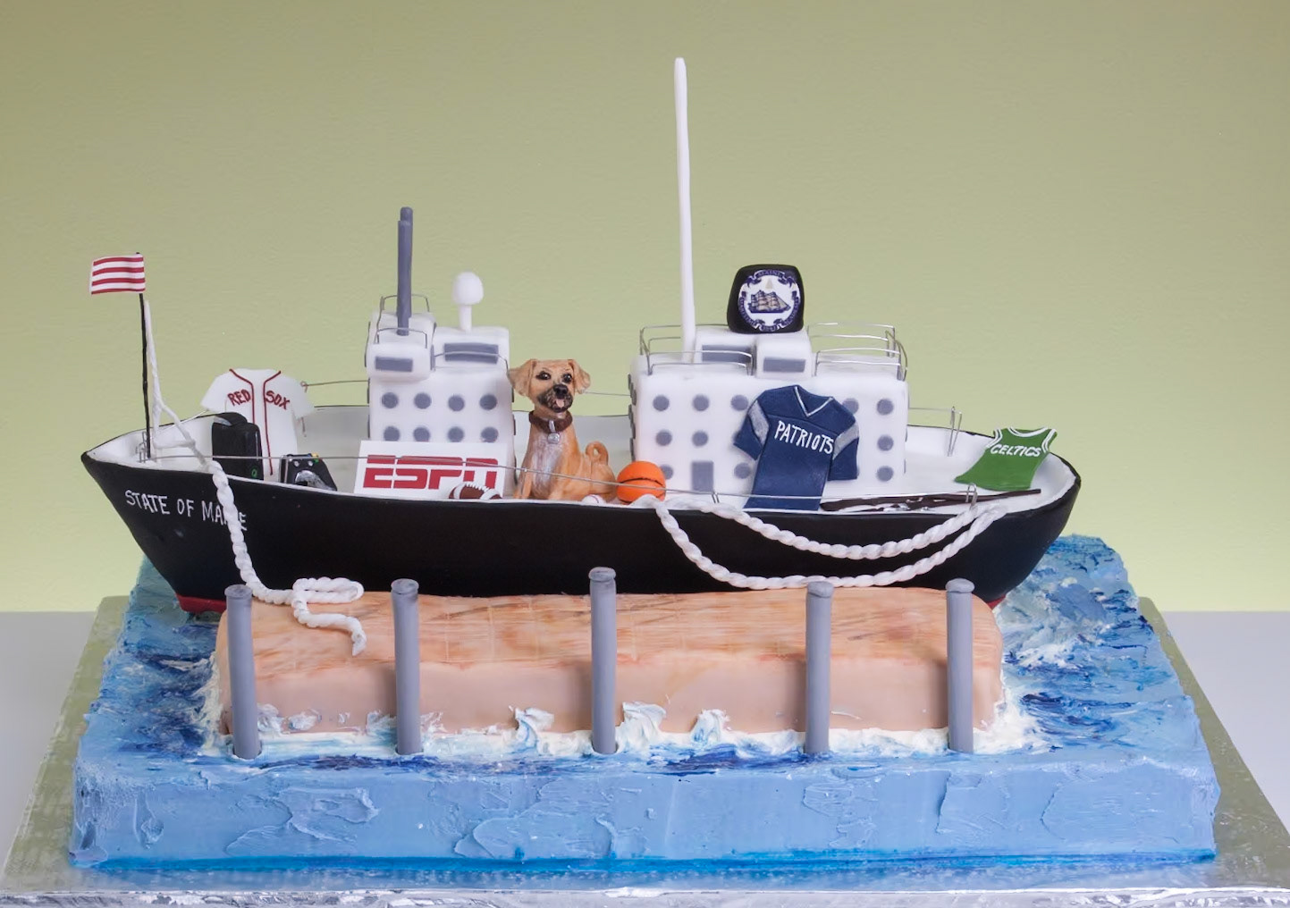 Sports Ship Cake