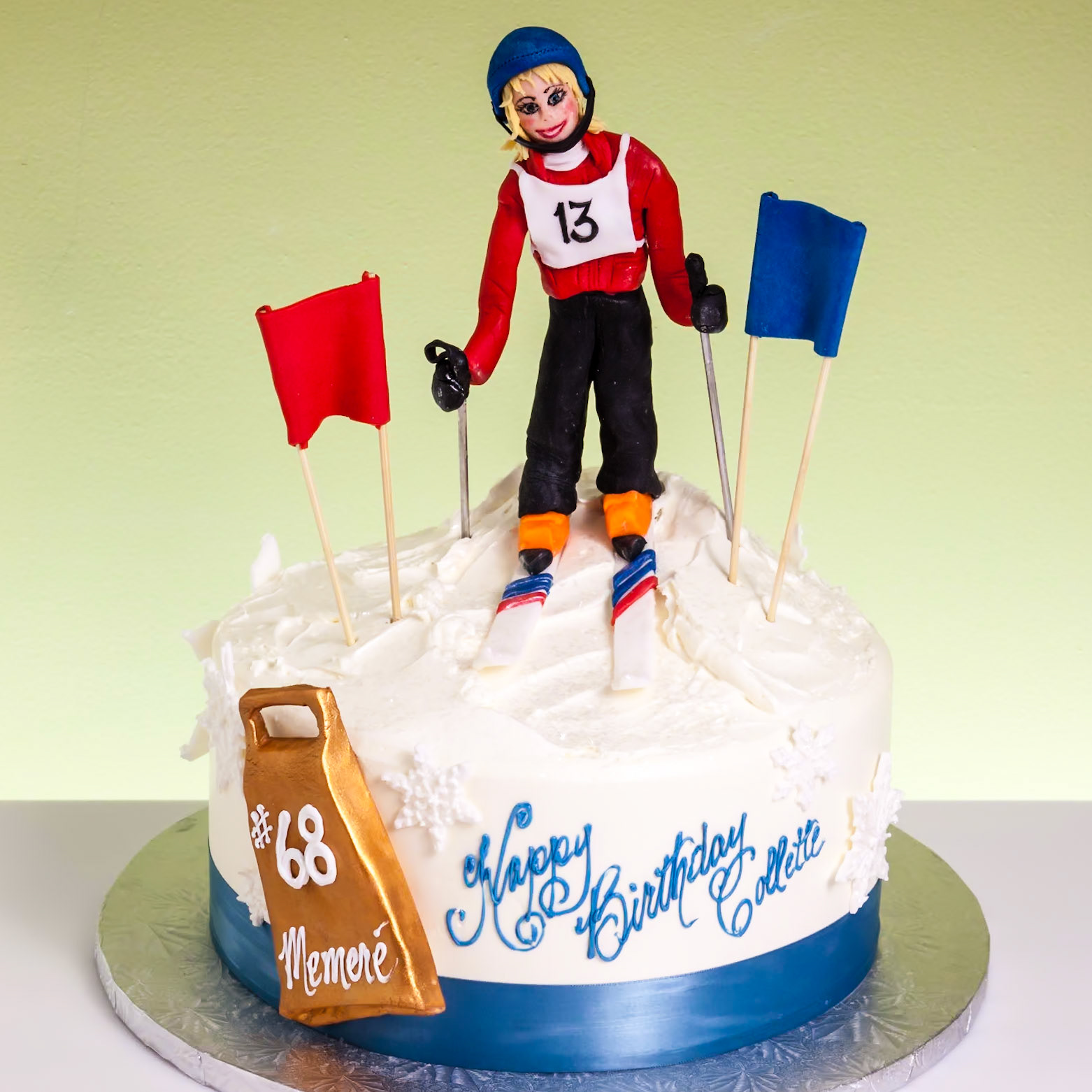 Ski Racer Cake