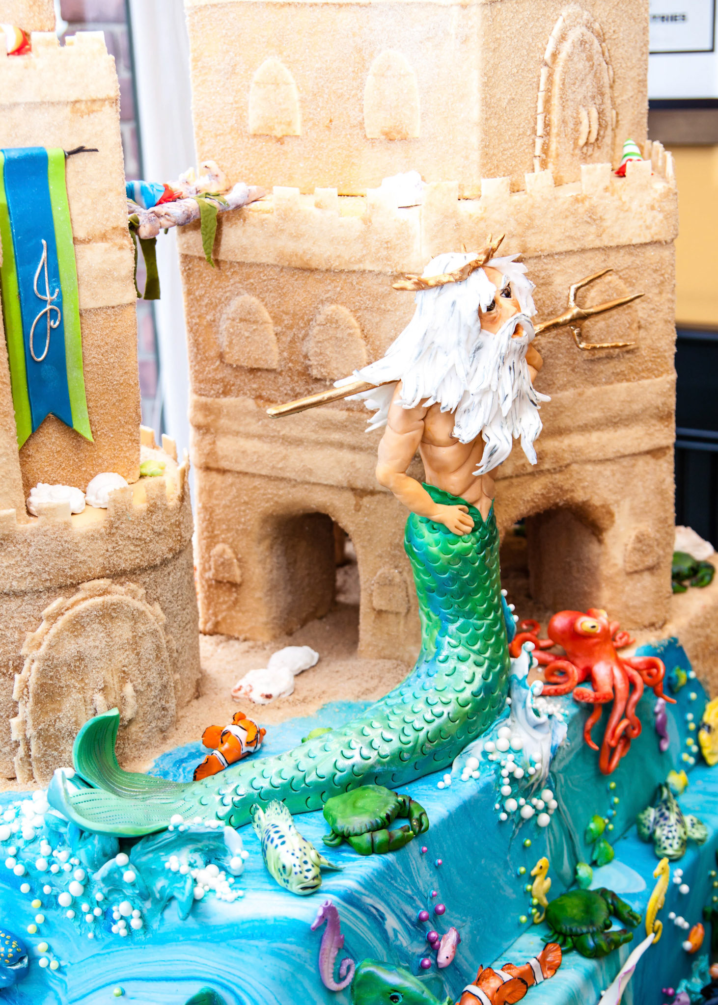 Neptune's Castle Wedding Cake