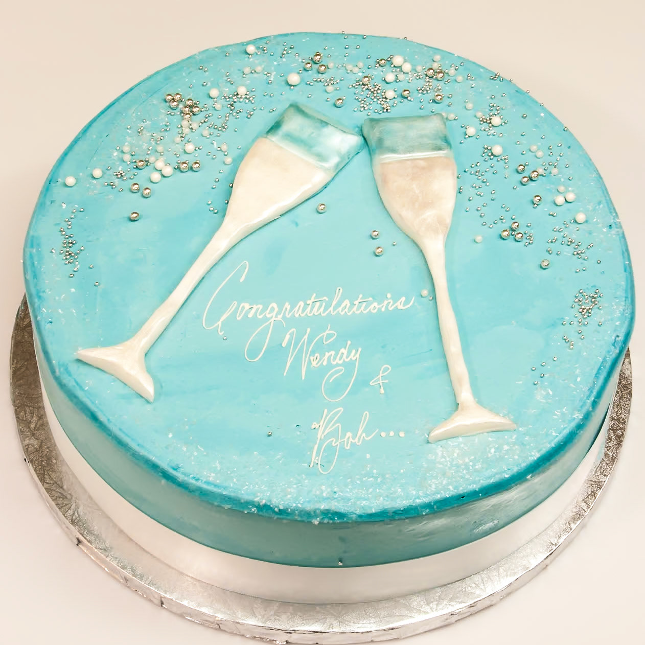 A Toast to You Cake