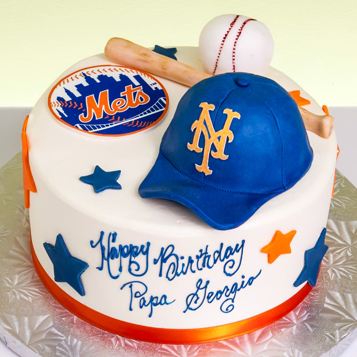 Let's Go Mets Cake