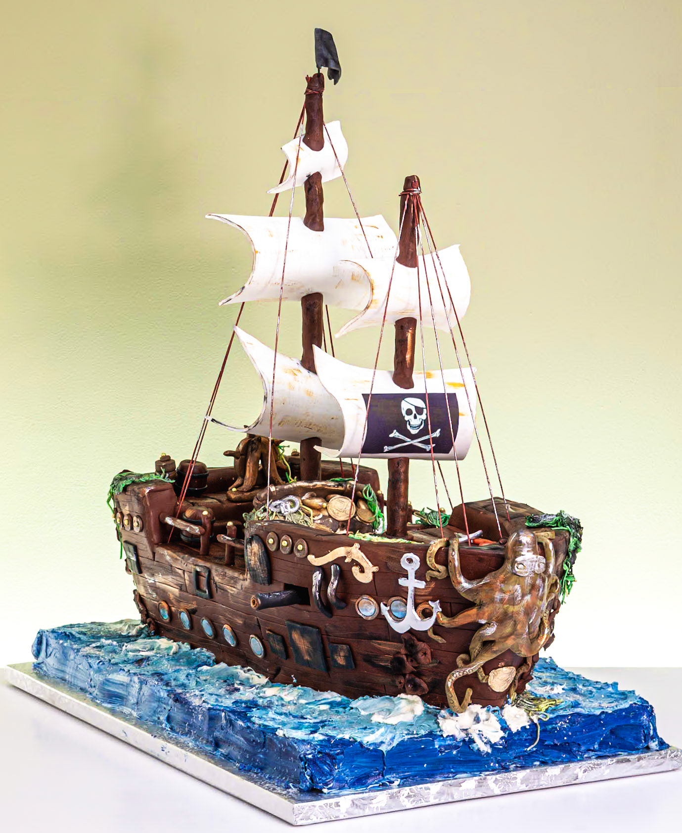 Pirate Ship Cake