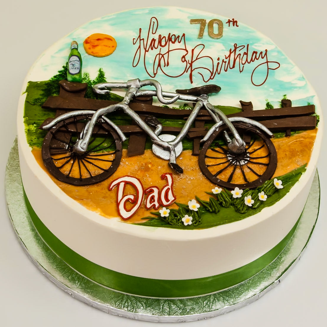 Let's Go Biking Cake