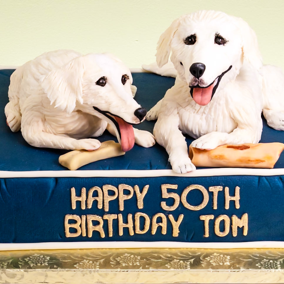 Resting Dogs Cake