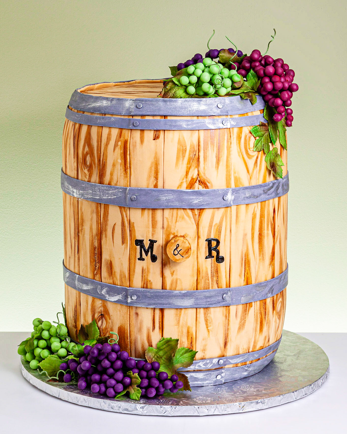 Wine Barrel Wedding Cake