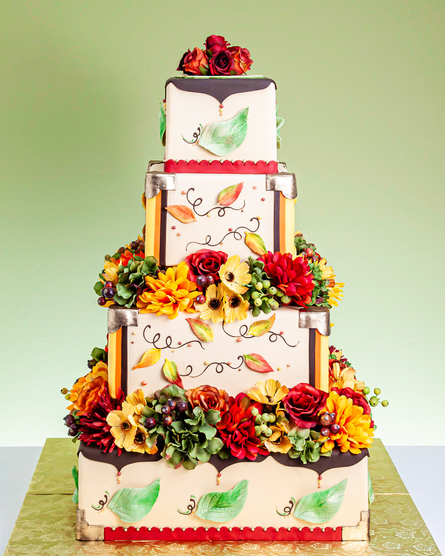 Autumn in Eden Wedding Cake