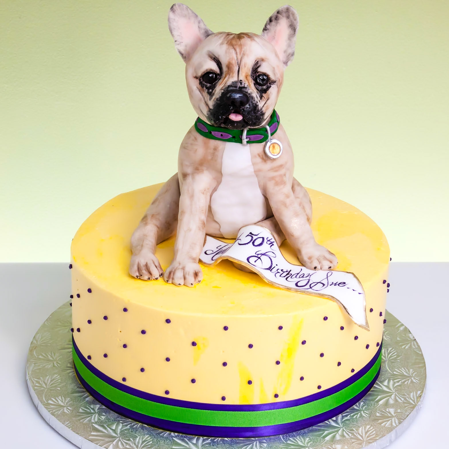 French Bulldog Cake