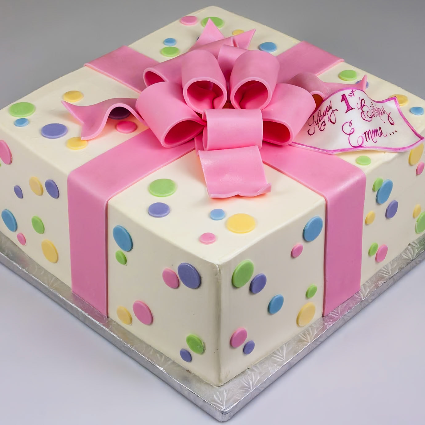 Happy Birthday Present Cake