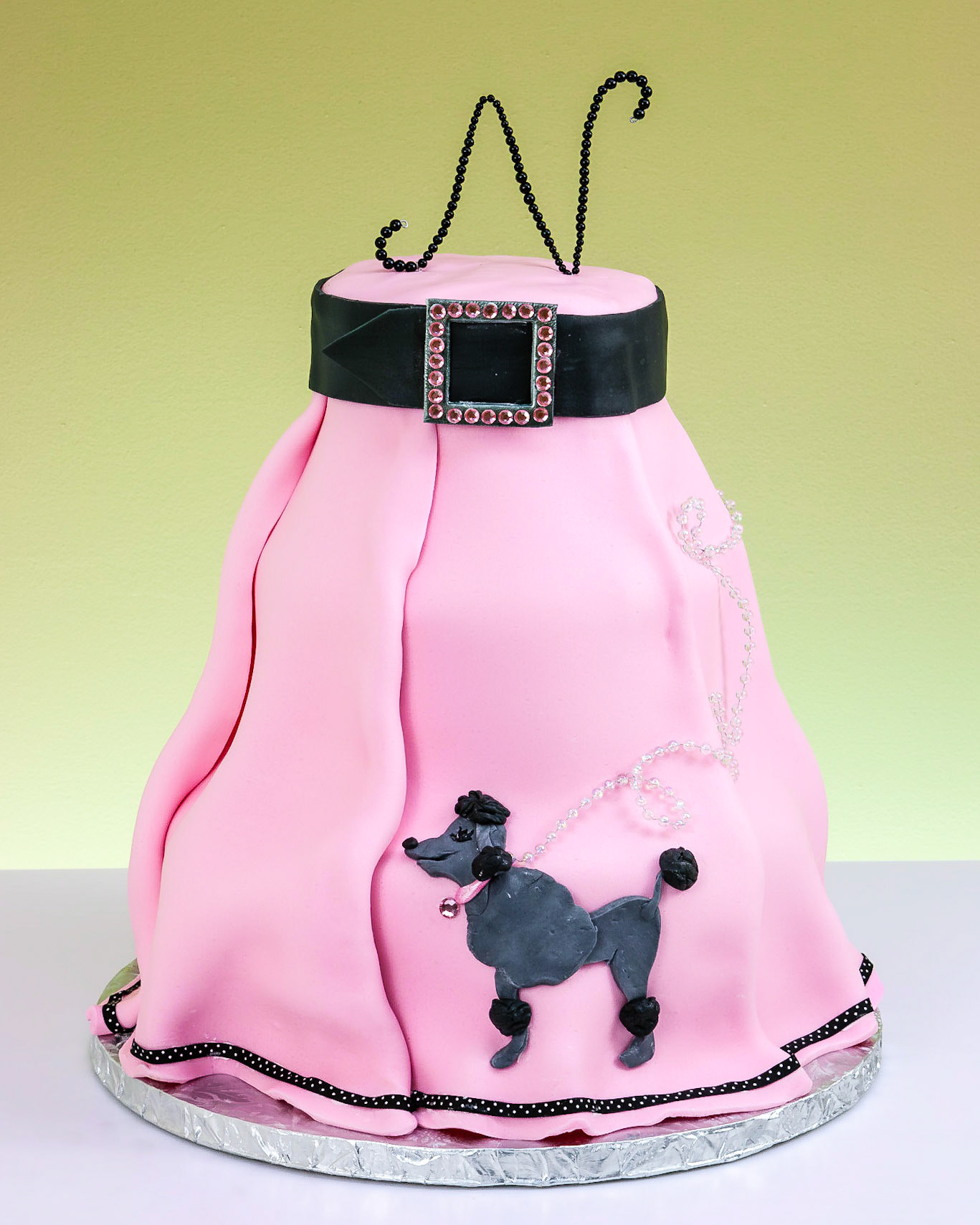 Poodle Skirt Cake Wedding Cake