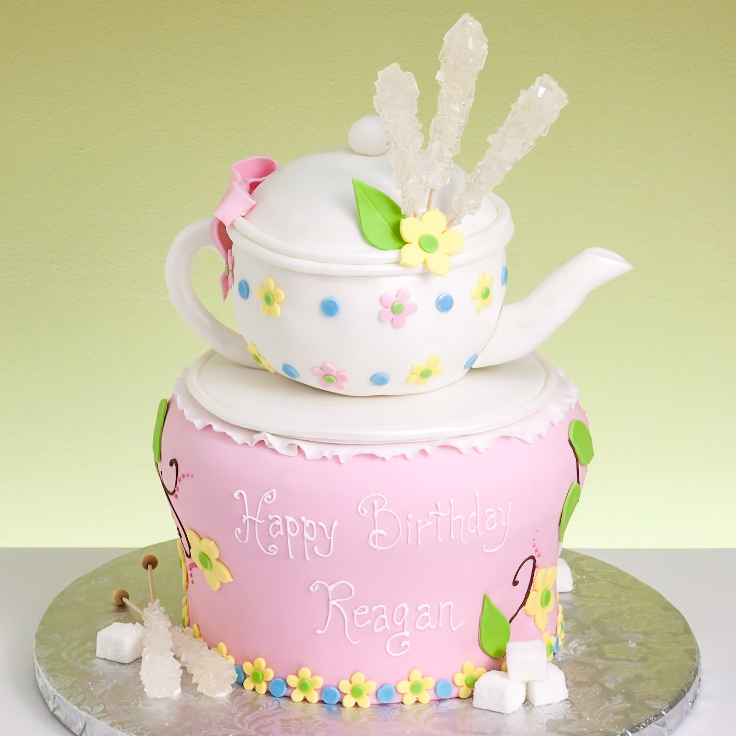 Shabby Chic Tea Party Cake