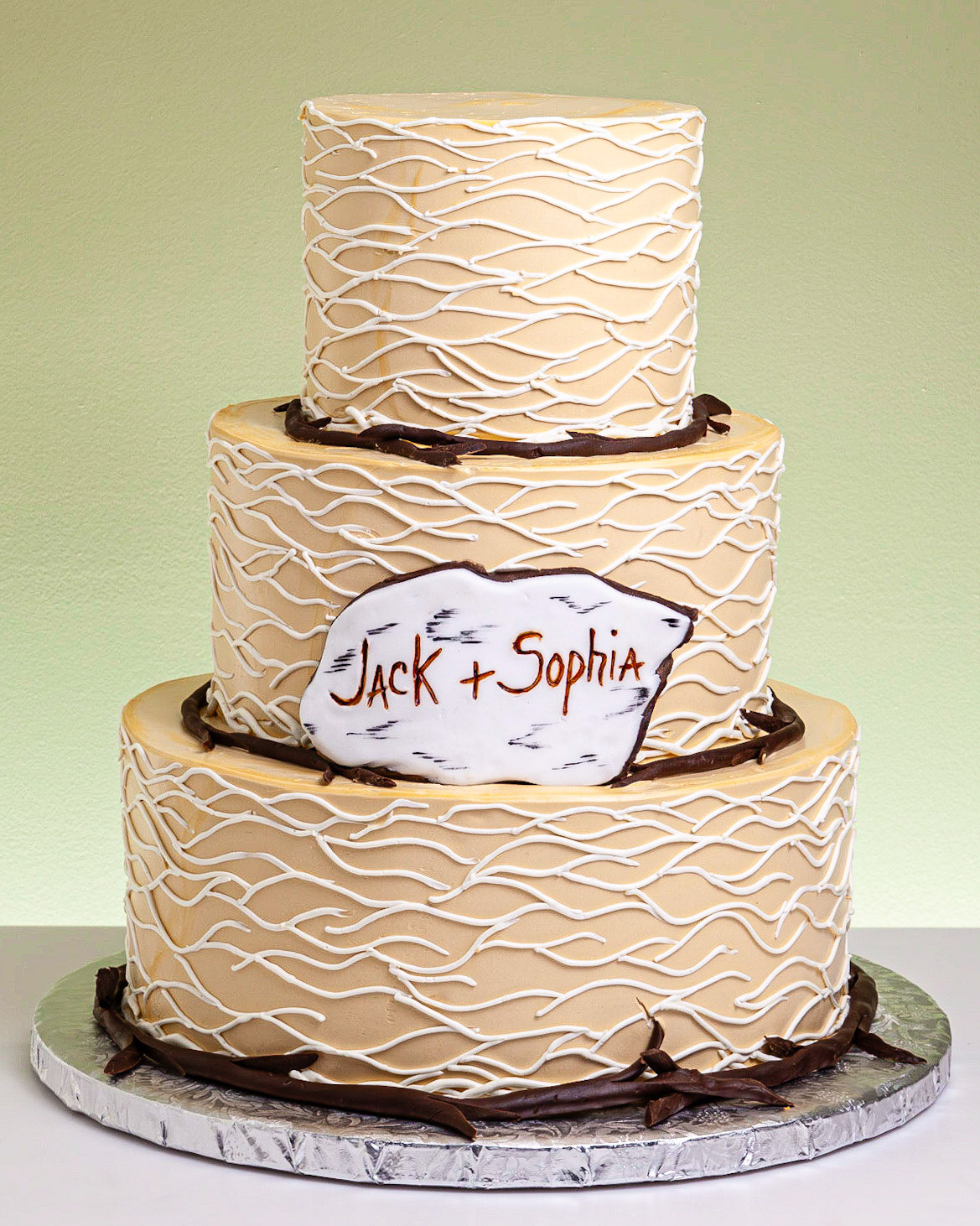 Nature's Way Wedding Cake