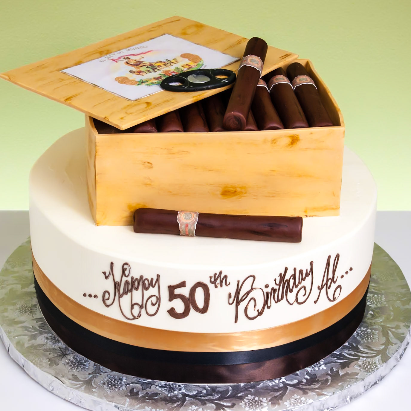 Birthday Cigars Cake