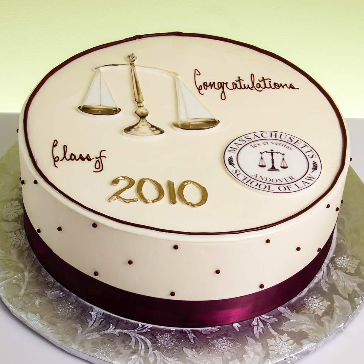 Law School Graduation Cake