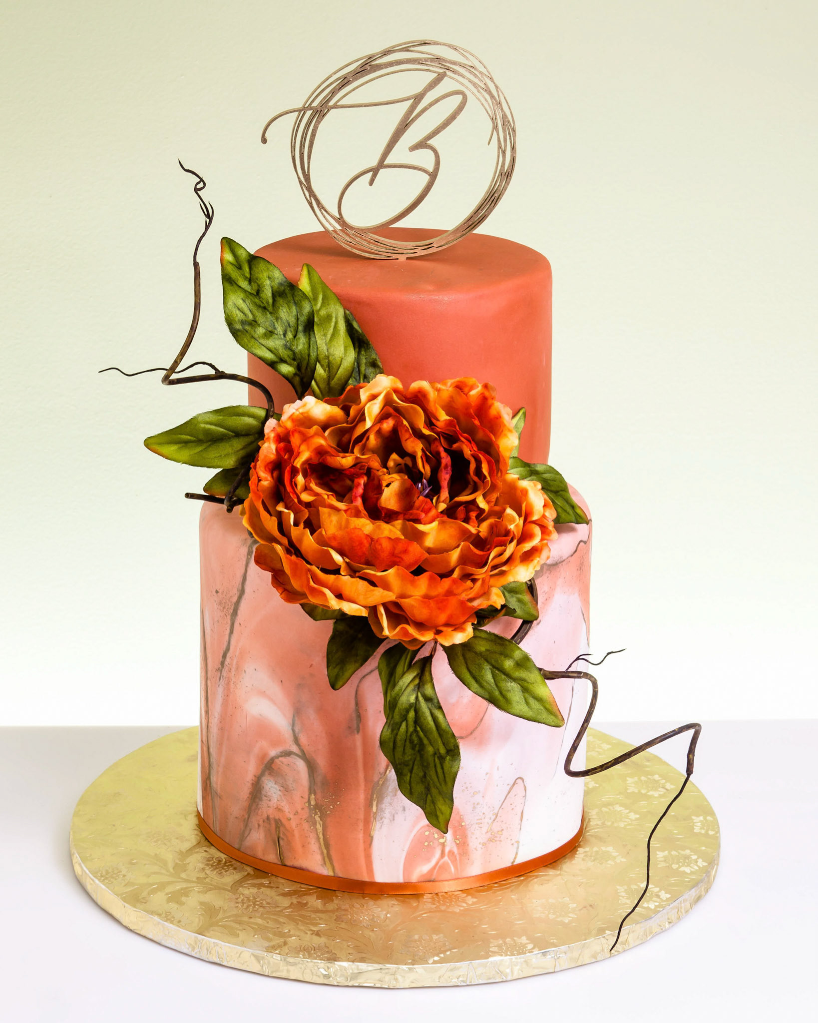 Modern Marble Wedding Cake
