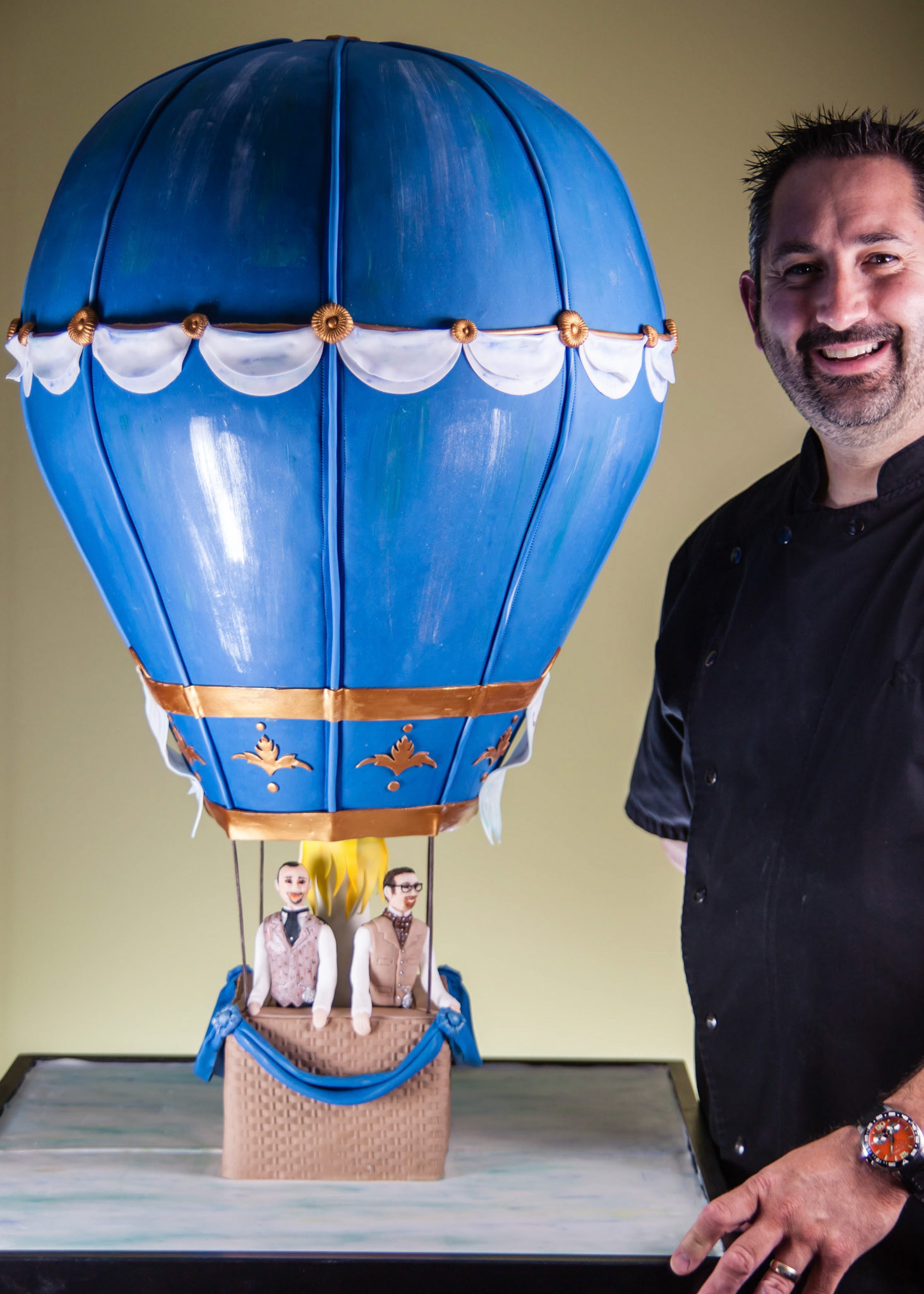 Hot Air Balloon Wedding Cake