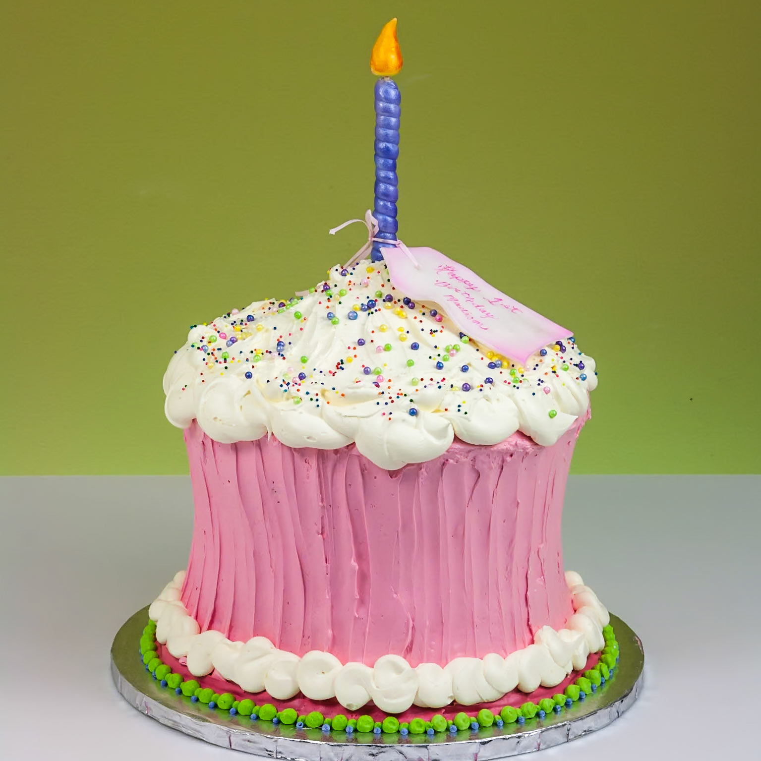 Birthday Cupcake Cake