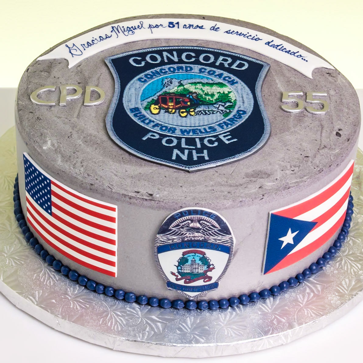 Concord Police Cake