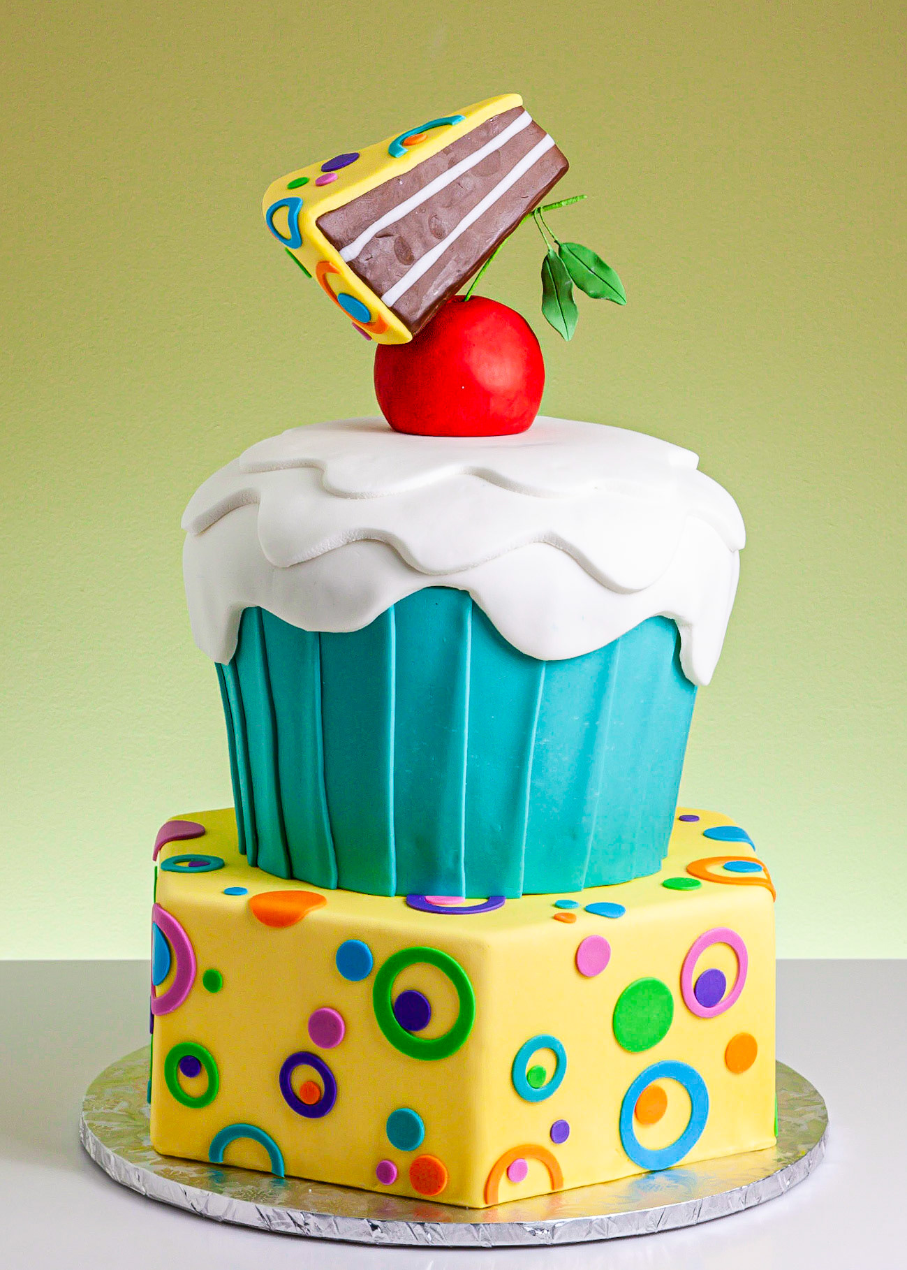 Piece of Cake Wedding Cake