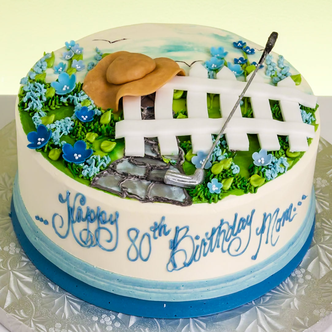 Blue Gardens Cake