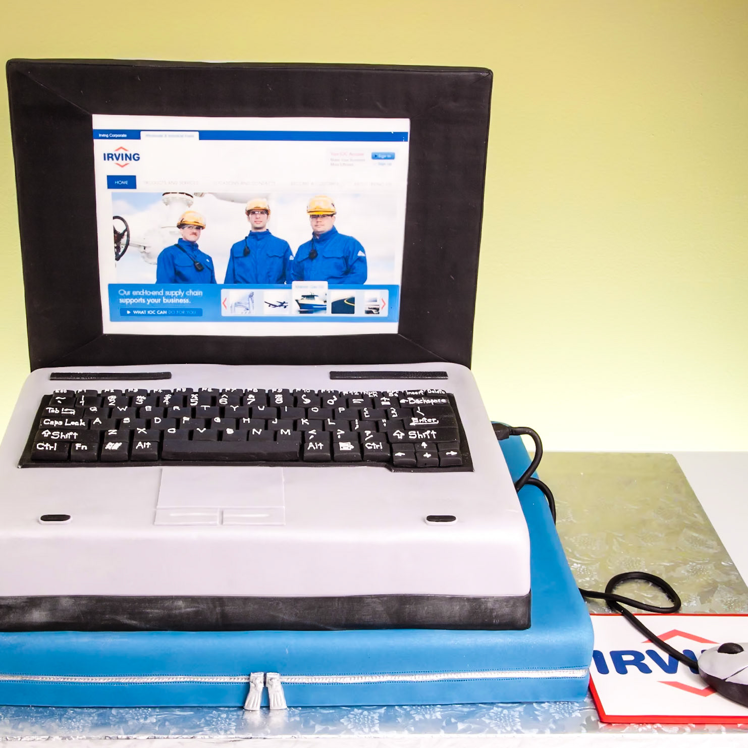 Corporate Computer Cake