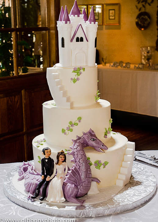 Dragon Fantasy Wedding Cake