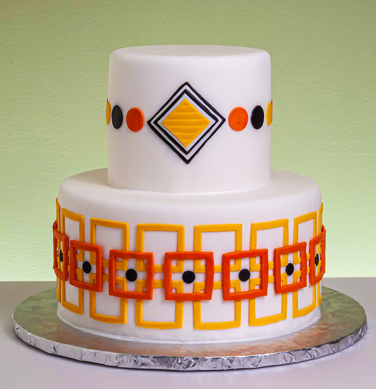 Geometrics Wedding Cake