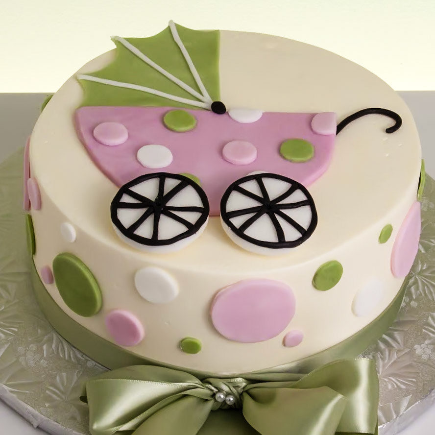 Pastel Carriage Cake