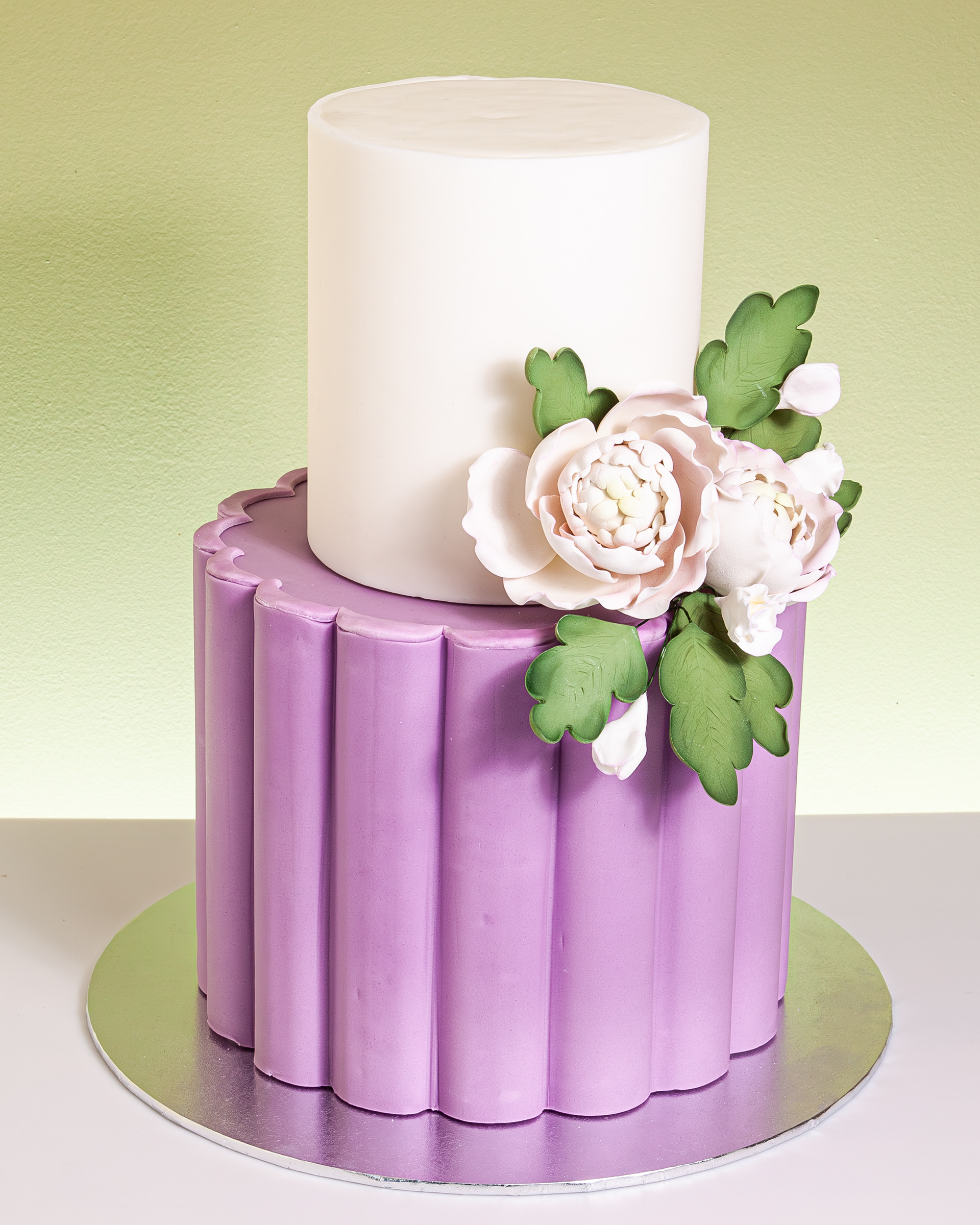 Purple Haze Wedding Cake