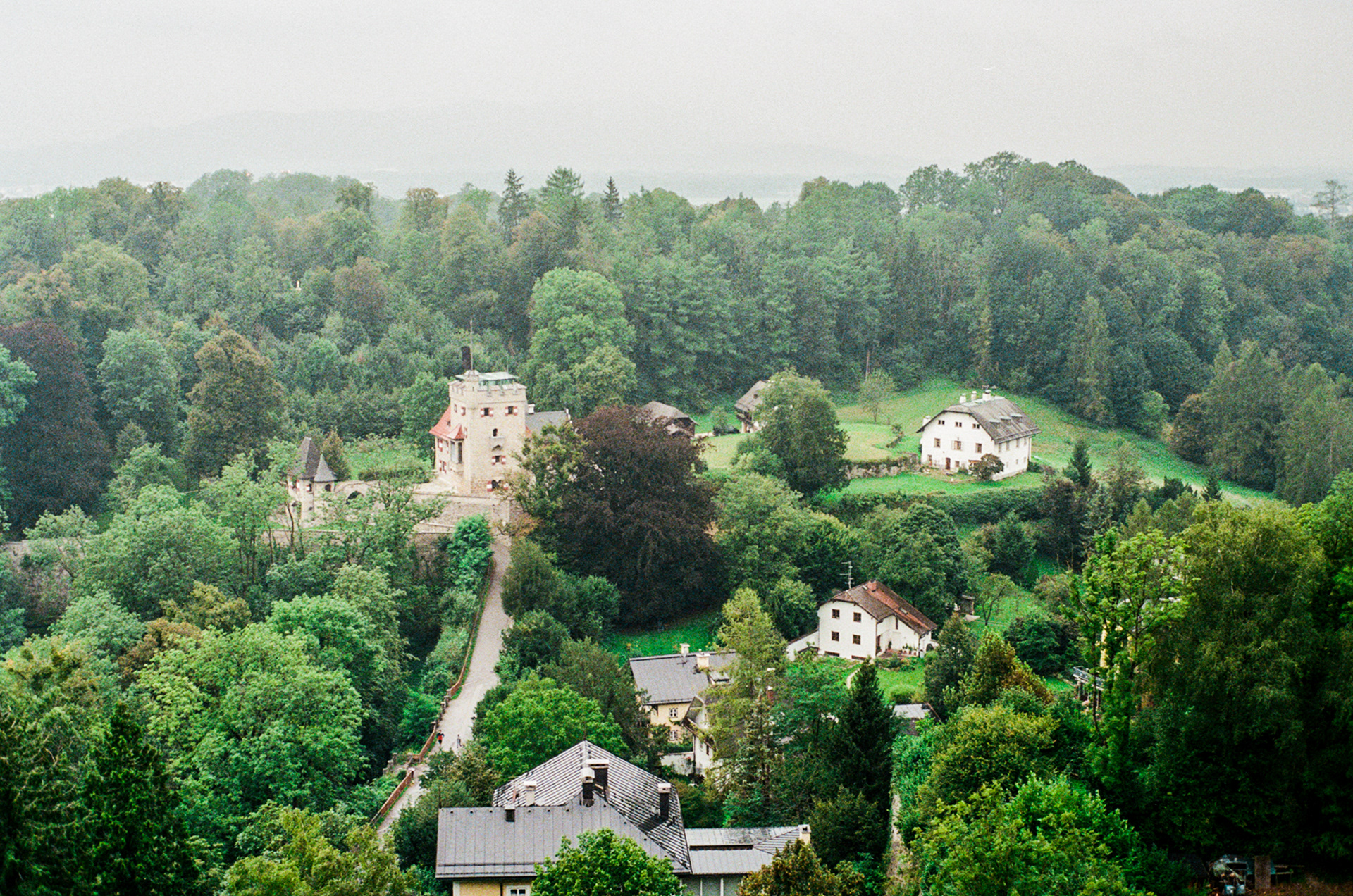 Salzburg landscape from Fortress Hohensalzburg