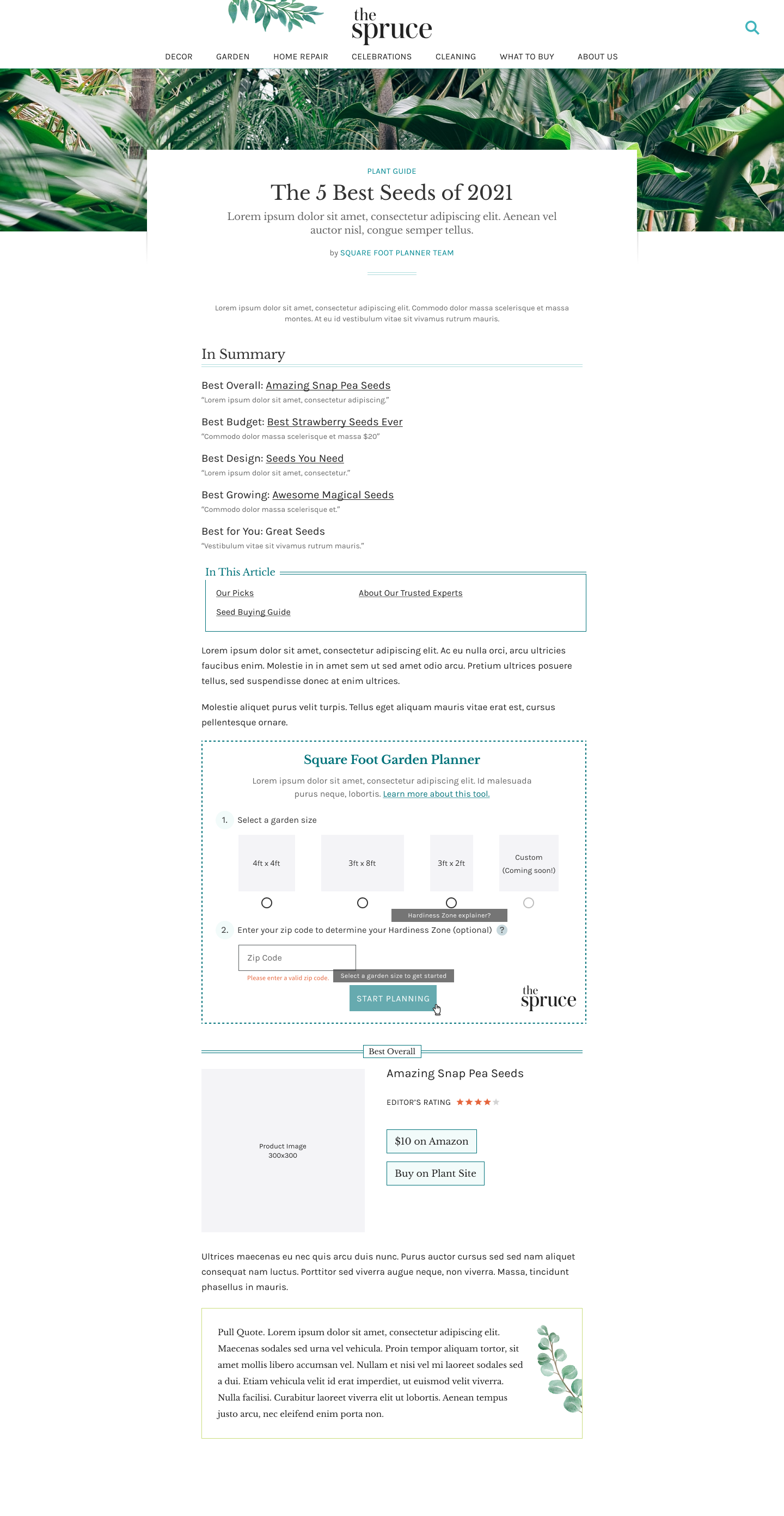 SQFT Garden Planner - Default