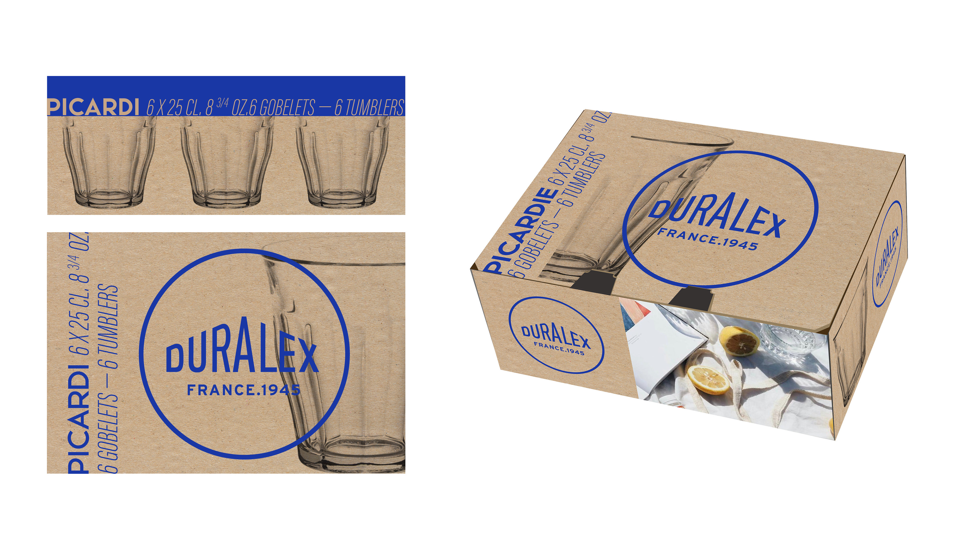 Habillage graphique Packaging