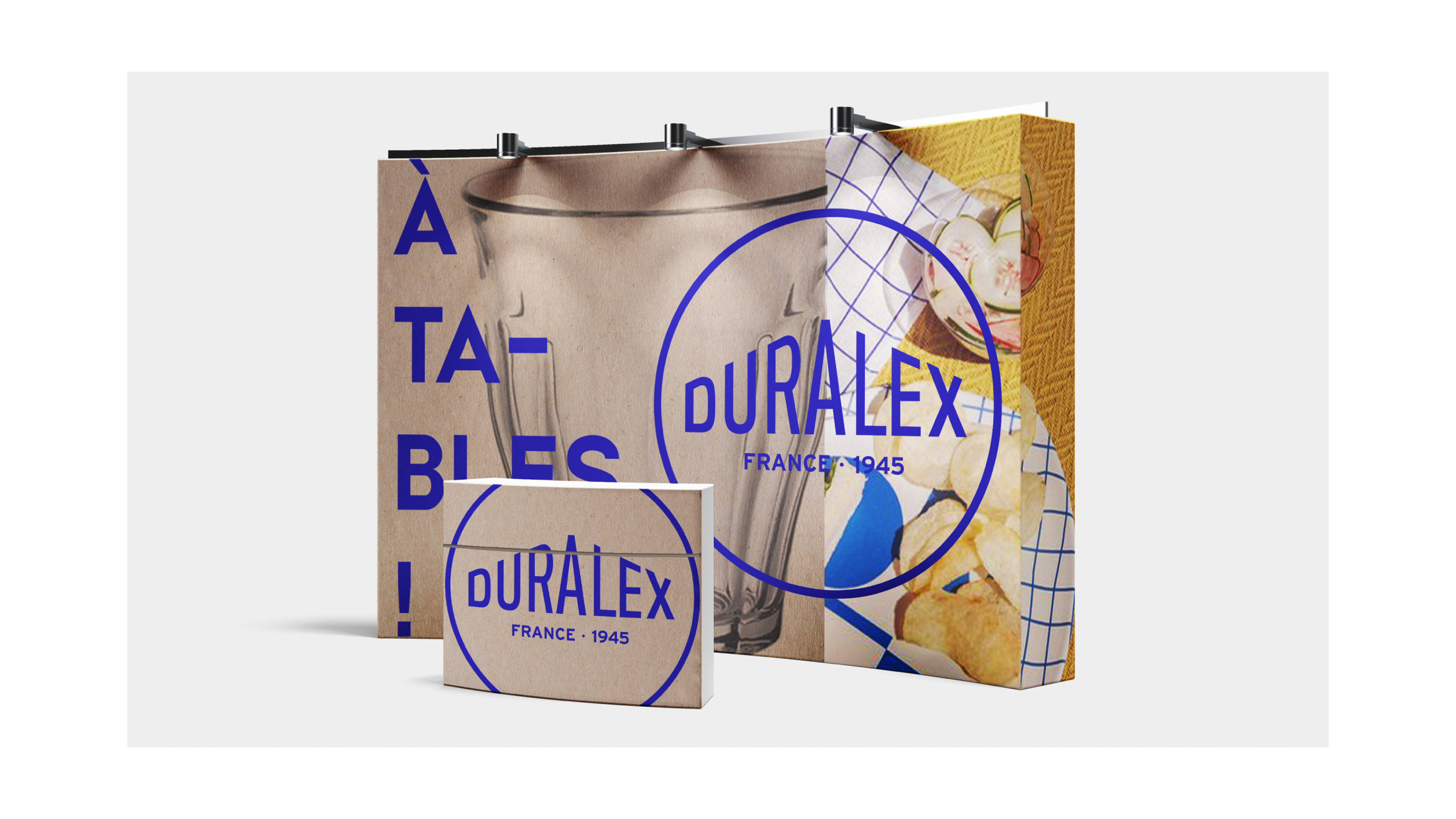 Habillage stand commercial