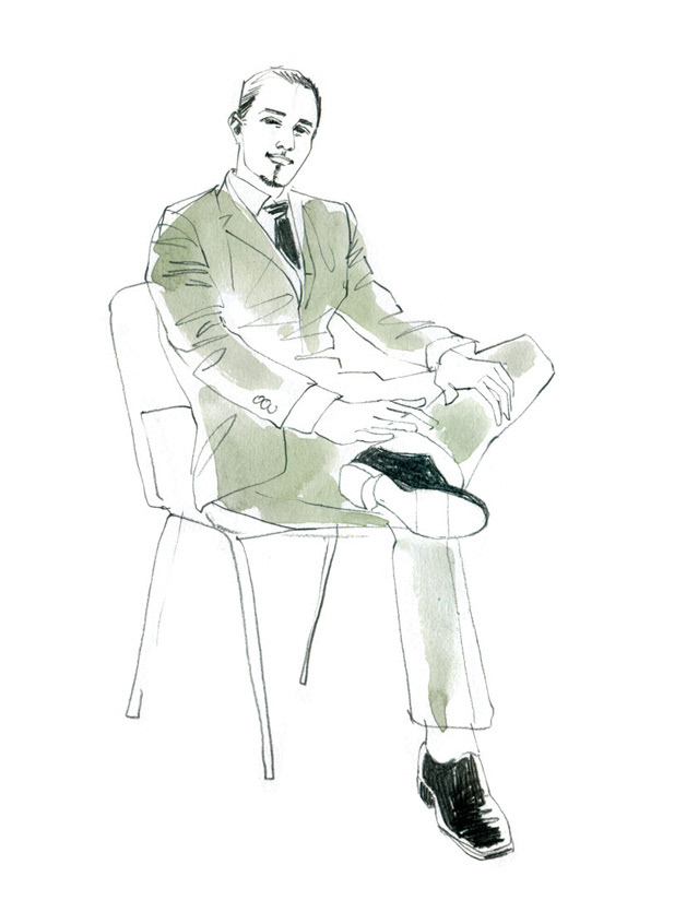 Live Zeichnen für Hermès