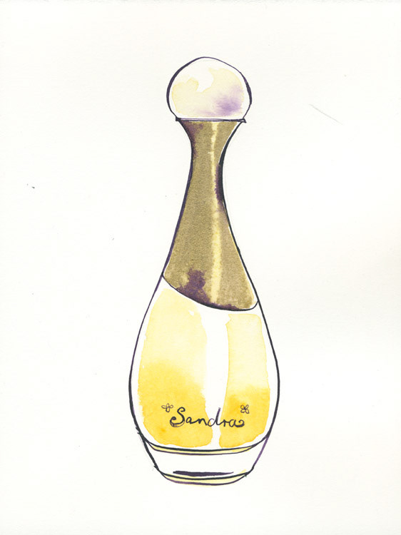 Live Zeichnen für Dior