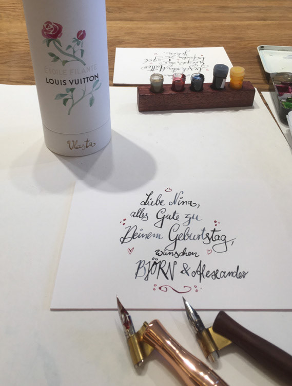 Live Zeichnen für Louis Vuitton