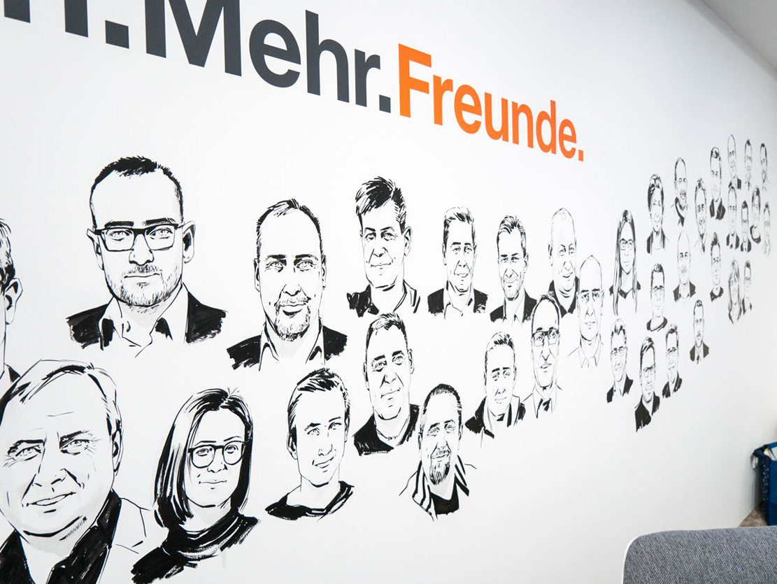 Live Zeichnen für Hager