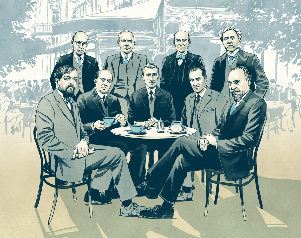 Debussy, Prokofiev, Schönberg, Bartók, Ravel, Falla, Gershwin, Fauré, Satie