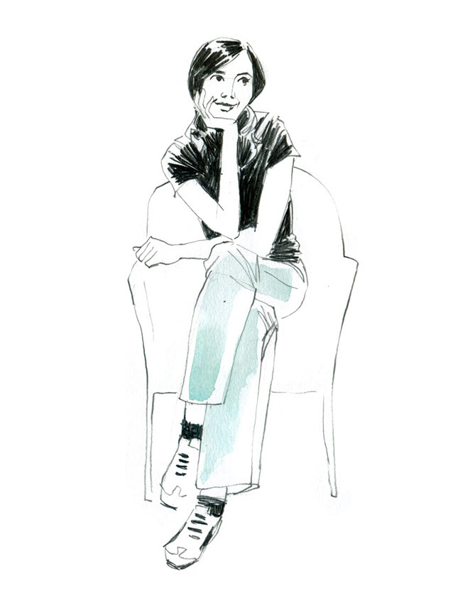 Live Zeichnen für Hermès