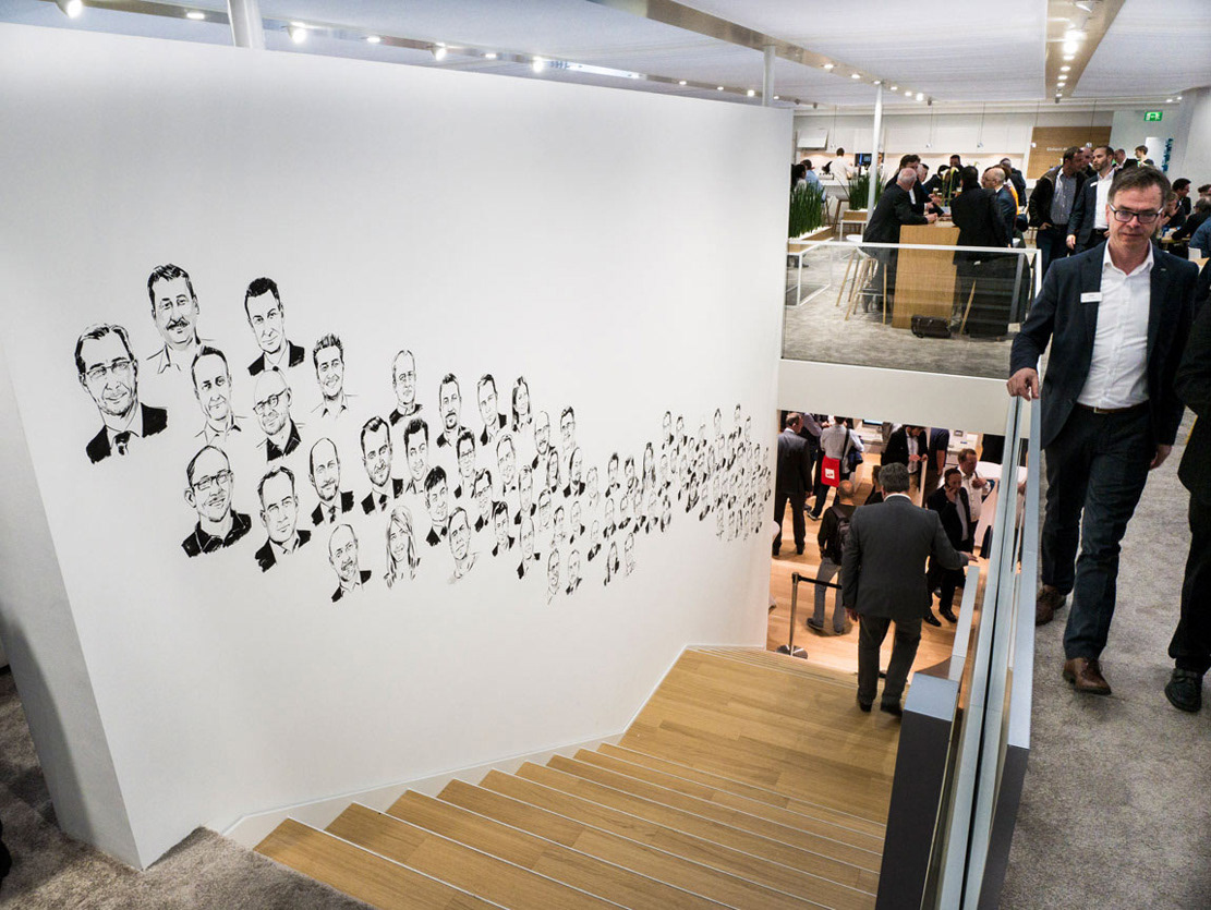 Live Zeichnen für Hager