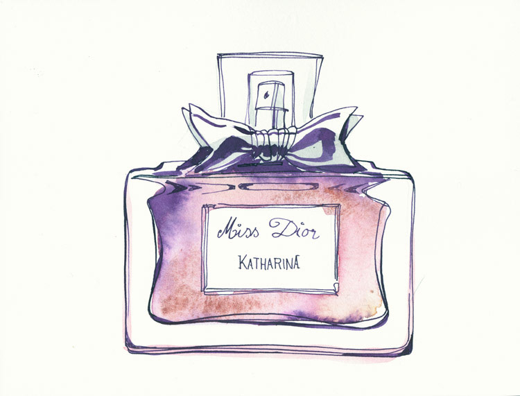 Live Zeichnen für Dior