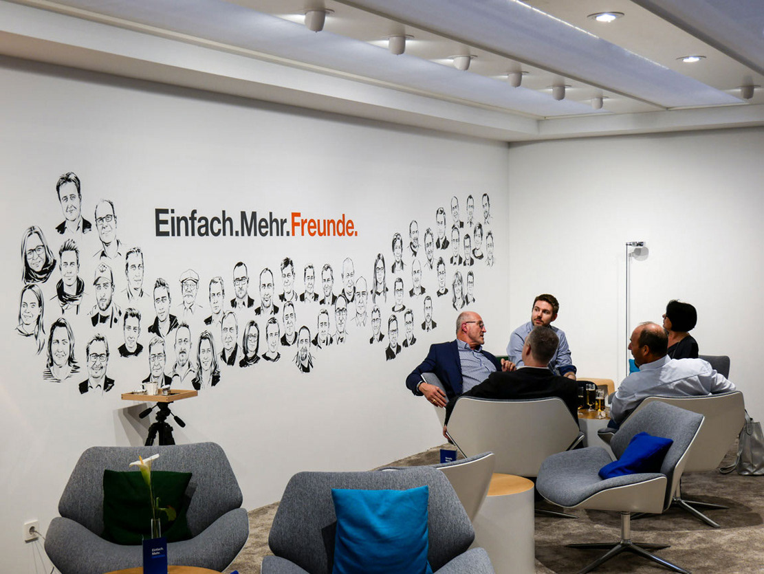 Live Zeichnen für Hager