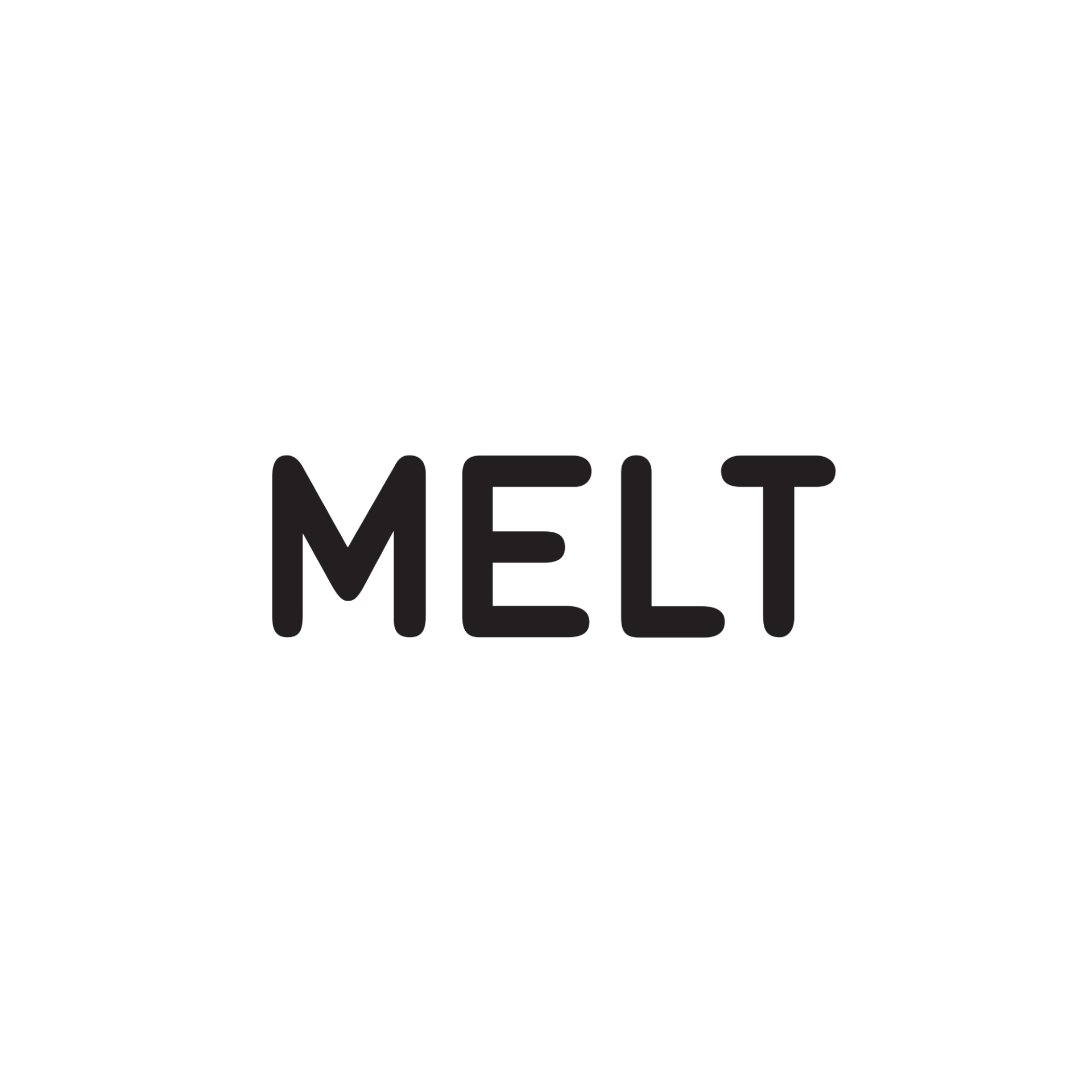 MELT, 5-frame animation, 2000 x 2000 px GIFF